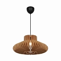 Nordlux Pendelarmatuur MANAGO E27 IP20, bruin dimbaar