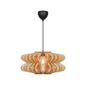 Nordlux Pendelarmatuur MANAGO E27 IP20, bruin dimbaar