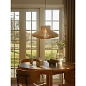 Nordlux Pendelarmatuur MANAGO E27 IP20, bruin dimbaar