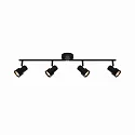 ceiling luminaire BOSTON 4 flames GU10 IP20, black dimmable