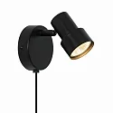 wall luminaire BOSTON GU10 IP20, black 