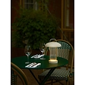 Nordlux battery table lamp MIRANO PORTABLE IP20, beige, gold dimmable