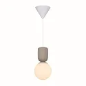 Pendelarmatuur SADIE E14 IP20, beige dimbaar