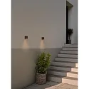 Nordlux outdoor wall luminaire DION SINGLE GU10 IP44, rust dimmable