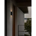 Nordlux Wandarmatuur voor buitenshuis FOLD 10 IP54, seaside zwart 