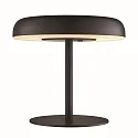 Solar tafellamp ELMER SOLAR IP44, zwart dimbaar