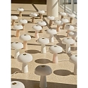 design for the people by Nordlux table lamp GLOSSY MIN E14 IP20, beige, opal white 