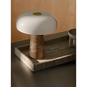 design for the people by Nordlux table lamp GLOSSY MIN E14 IP20, beige, opal white 