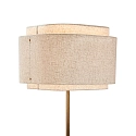 design for the people by Nordlux Staande lamp TAKAI E27 IP20, beige, messing 