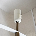 design for the people by Nordlux Staande lamp TAKAI E27 IP20, beige, messing 