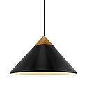 design for the people by Nordlux pendant luminaire KINTO E27 IP20, black dimmable