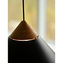 design for the people by Nordlux pendant luminaire KINTO E27 IP20, black dimmable