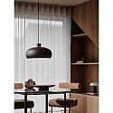 design for the people by Nordlux pendant luminaire AURELIO E27 IP20, black dimmable
