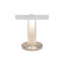 design for the people by Nordlux Tafellamp op batterijen TREZZI PORTABLE IP20, chroom, wit dimbaar