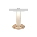 design for the people by Nordlux Tafellamp op batterijen TREZZI PORTABLE IP20, chroom, wit dimbaar