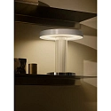 design for the people by Nordlux Tafellamp op batterijen TREZZI PORTABLE IP20, chroom, wit dimbaar