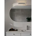 wall luminaire CAVARA IP44, black dimmable