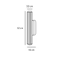 Nordlux wall luminaire VIRELLE 32 IP44, black dimmable