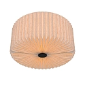 Plafondarmatuur VIVIENNE E27 IP20, beige, zwart dimbaar