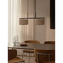 Nordlux Pendelarmatuur VIVIENNE DUAL 2-vlams E27 IP20, beige, zwart dimbaar