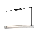 pendant luminaire ALIANI IP20, clear, black dimmable