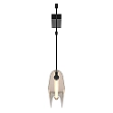 Nordlux pendant luminaire ALIANI IP20, clear, black dimmable