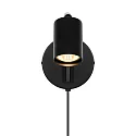 wall luminaire EXPLORE LONG GU10 IP20, black 