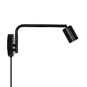 wall luminaire EXPLORE LONG GU10 IP20, black 