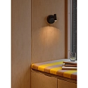 Nordlux Wandarmatuur OMARI rond, draaibaar, roteerbaar IP20, zwart 