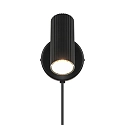 Nordlux wall luminaire VICO swivelling, rotatable GU10 IP20, black 