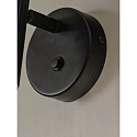 Nordlux wall luminaire VICO swivelling, rotatable GU10 IP20, black 