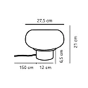 Nordlux Tafelarmatuur MALTI E27 IP20, beige 