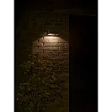solar wall luminaire MARCELLIO with sensor IP54, black 
