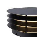 Nordlux outdoor wall luminaire CIRELLA E27 IP54, seaside black dimmable