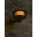 Nordlux outdoor wall luminaire CIRELLA E27 IP54, seaside black dimmable