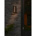 Nordlux Wandarmatuur voor buitenshuis CLARINI E27 IP54, seaside zwart dimbaar