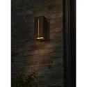 Nordlux Wandarmatuur voor buitenshuis CLARINI E27 IP54, seaside zwart dimbaar