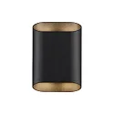Nordlux Wandarmatuur voor buitenshuis NICO 22 ROUND MAXI GU10 IP54, zwart dimbaar