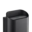 Nordlux Wandarmatuur voor buitenshuis NICO 22 ROUND MAXI GU10 IP54, zwart dimbaar