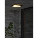 Nordlux Plafondarmatuur OJA 29 hoekig IP54, zwart 
