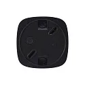 Nordlux outdoor ceiling luminaire SIDARA CL square, perforated, sea-air resistant, with lamp socket E27 IP54, seaside black