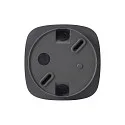 Nordlux outdoor ceiling luminaire SIDARA CL square, perforated, sea-air resistant, with lamp socket E27 IP54, seaside anthracite
