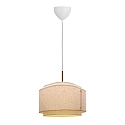 Pendelarmatuur TAKAI E27 IP20, beige dimbaar