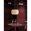 design for the people by Nordlux pendant luminaire TAKAI E27 IP20, beige dimmable