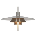 design for the people by Nordlux pendant luminaire LATIKA E27 IP20, chrome matt dimmable