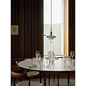 design for the people by Nordlux pendant luminaire LATIKA E27 IP20, chrome matt dimmable