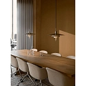 design for the people by Nordlux pendant luminaire LATIKA E27 IP20, chrome matt dimmable