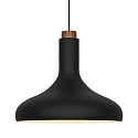 design for the people by Nordlux pendant luminaire FUJI E27 IP20, black dimmable