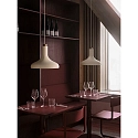 design for the people by Nordlux Pendelarmatuur FUJI E27 IP20, beige dimbaar