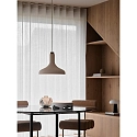 design for the people by Nordlux Pendelarmatuur FUJI E27 IP20, beige dimbaar